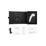 Womanizer - Stimulateur Clitorial Vibrant Pro Gris Argenté |