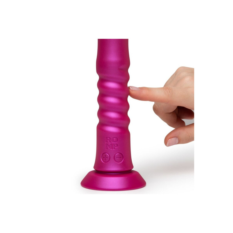 Romp - Jiggle Vibratore Su E Giù Con Ventosa Rosa | Vybes.it