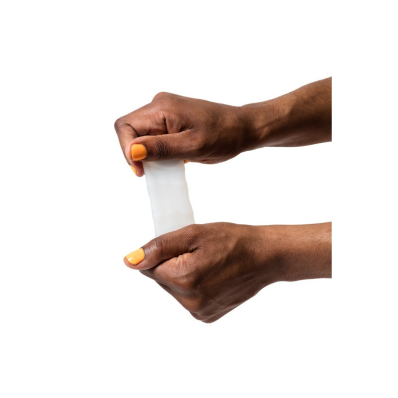 ROMP - MOSH TRANSPARENTER MÄNNERMASTURBATOR MIT 6 CM WENDBARER HÜLLE…