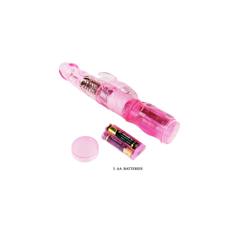 Baile - Mini Rotador Rabbit Rosa Superestimulador | Vybes.it