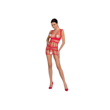 PASSION - WOMAN BS089 BODYSTOCKING ROSSO TAGLIA UNICA - PASSION WOMAN…