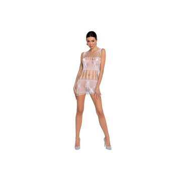 PASSION - WOMAN BS090 WEISSER BODYSTOCKING, EINE GRÖSSE - PASSION WOM…