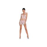 PASSION - WOMAN BS090 WEISSER BODYSTOCKING, EINE GRÖSSE - PASSION WOM…