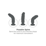 KING COCK - DILDO VIBRADOR 15.24 CM NATURAL