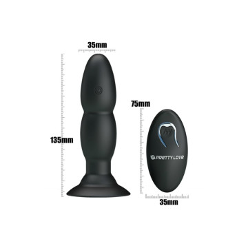 Pretty Love - Plug Vibrador Y Rotación Por Control Remoto | Vybes.it