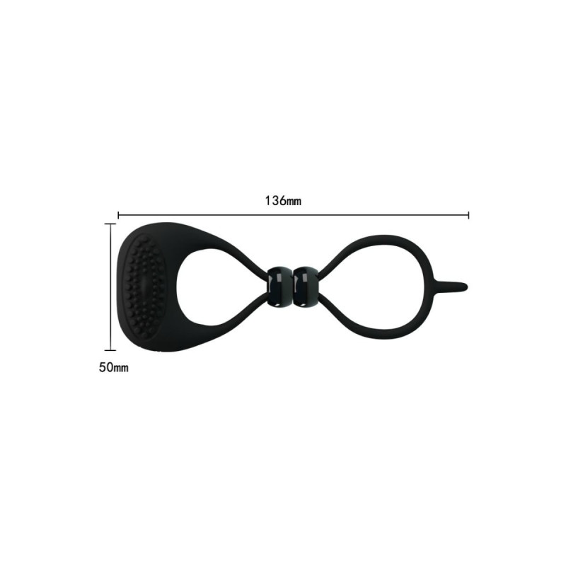 Pretty Love - Double Anneau Pour Pénis Et Testicules | Vybes.it