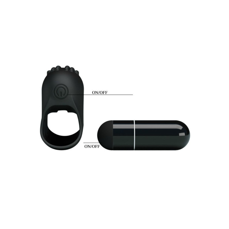 Pretty Love - Flirtation Dés Vibration Noir Steward | Vybes.it