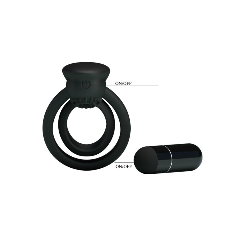 Pretty Love - Esther Anillo Vibrador Con Estimulador | Vybes.it