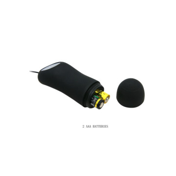 Pretty Love - Plug Anal Silicona 12 Modos Vibración Negro | Vybes.it