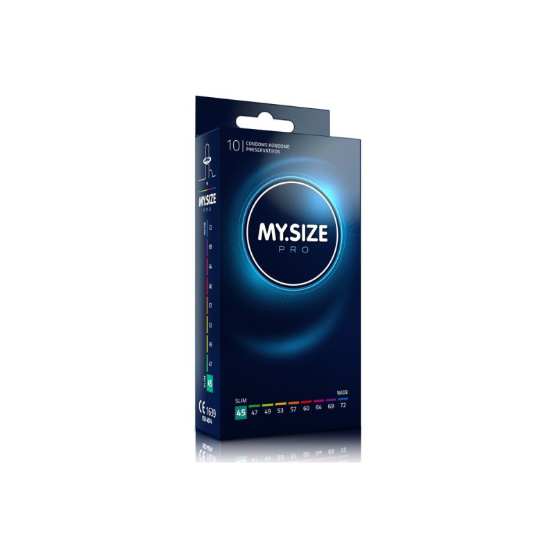 MY SIZE - PRO CONDOMS 45 MM 10 UNITS - MY SIZE PRO - Natural Range