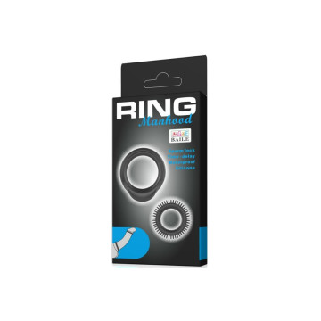 Baile - Kit 2 Anillos Silicona Ring Manhood | Vybes.it
