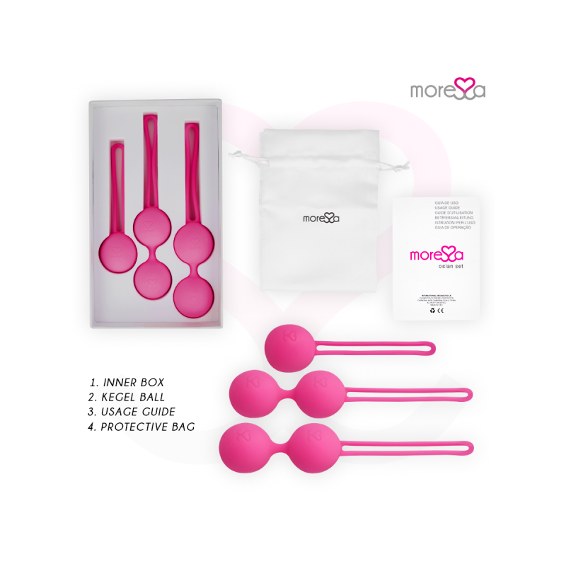 Moressa - Osian Set Premium Silicona Rosa (Osian One - 51 G | Osian