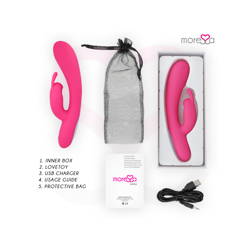 Moressa - Telmo Tickling Clitorial Premium Silicone Recargable |