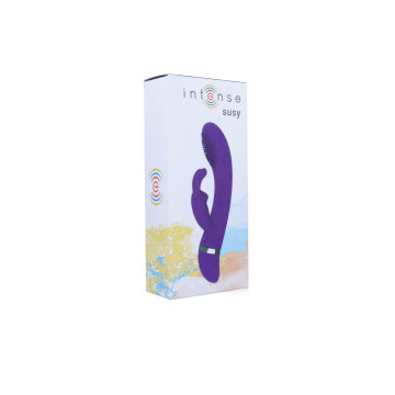 Intense - Susy Vibrador Oscilante Silicona Rabbit Lila | Vybes.it