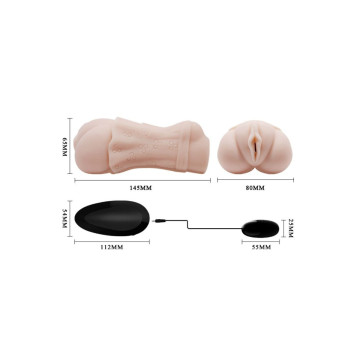 Crazy Bull - Masturbador Water Skin Vagina Con Bala Vibradora 2 |