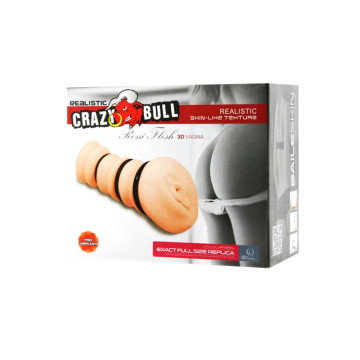 CRAZY BULL - MASTURBADOR WITH RINGS VAGINA MODEL 2 - Vaginas with vib…