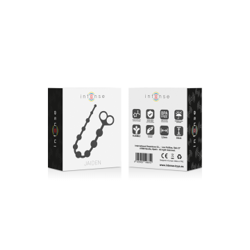 Intense - Jaiden Anal Beads Negro | Vybes.it