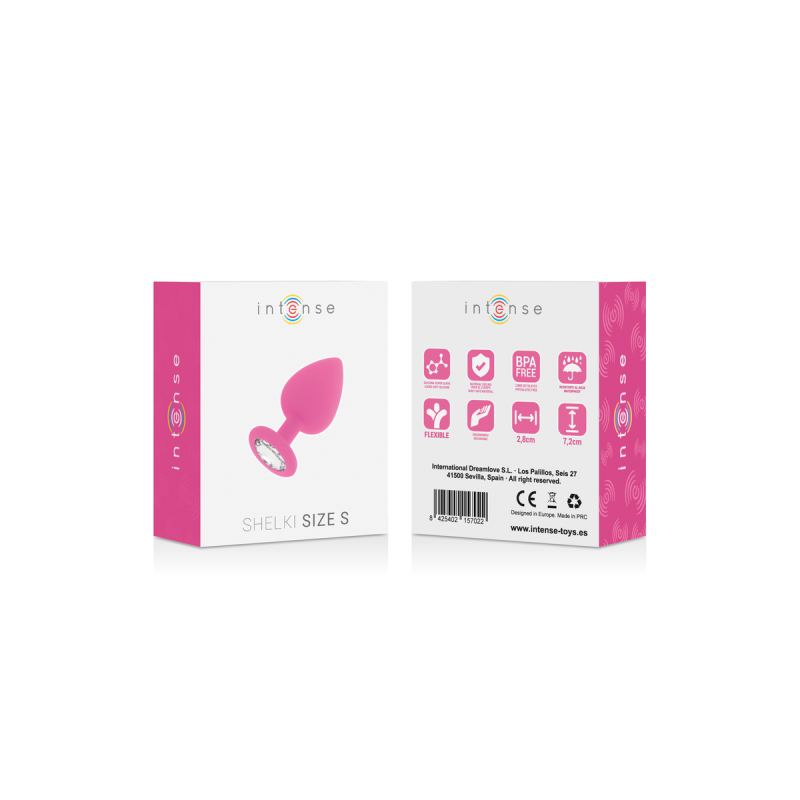 INTENSE - SHELKI S PLUG ANALE FUCSIA - INTENSE ANAL TOYS - Tappi anali