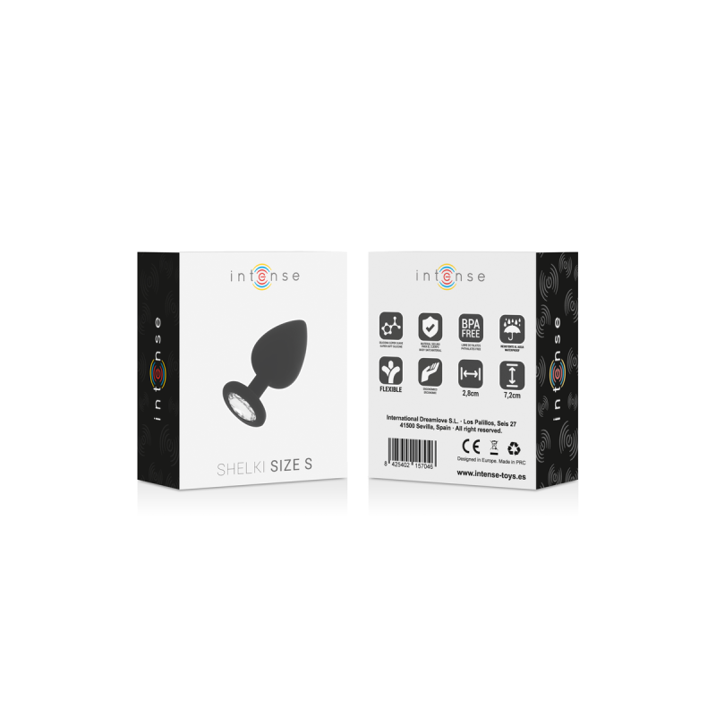 Intense - Shelki S Plug Anal Negro | Vybes.it