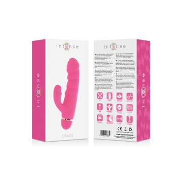 Intense - Crass 20 Speeds Silicone Rosa | Vybes.it