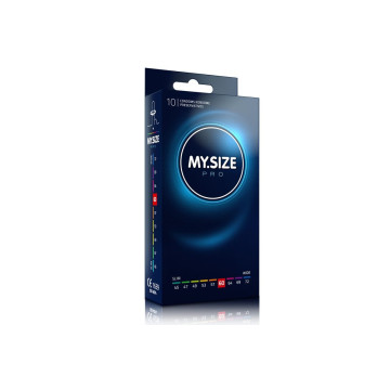 MY SIZE - PRO CONDOMS 60 MM 10 UNITS - MY SIZE PRO - Natural Range