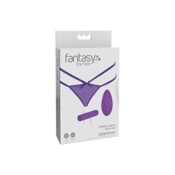 FANTASY FOR HER - TANGA CON VIBRACION CHEEKY PANTY CONTROL REMOTO
