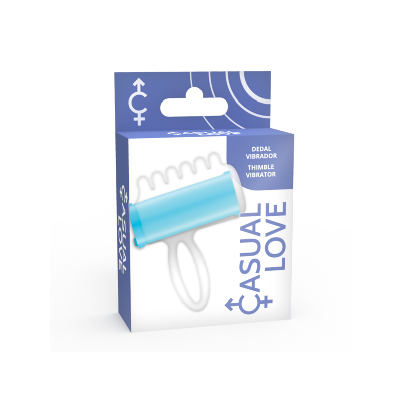 CASUAL LOVE - STIMOLATORE A DITA BLU - Accessori per il pene