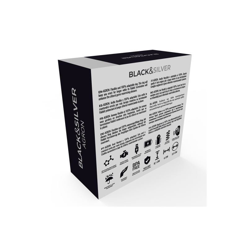 Black&Silver - Anello Agron 2.O | Vybes.it