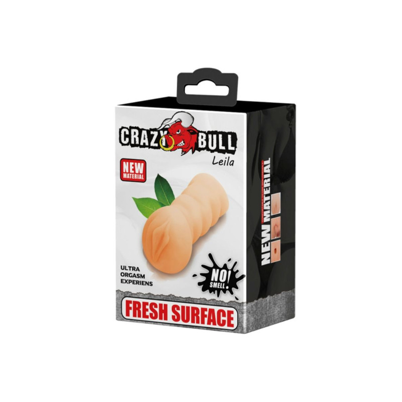 CRAZY BULL - MASTURBATEUR VAGIN LEILA 13.5 CM - Vagins avec vibration