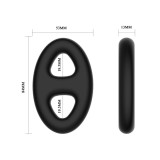 Crazy Bull - Anillo Doble Silicona Ovalado | Vybes.it