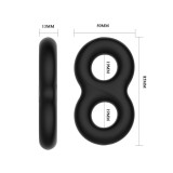 Crazy Bull - Anillo Doble Silicona Infinity | Vybes.it