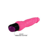 Baile - Colorful Sex Vibrador Realístico Rosa 24 Cm | Vybes.it