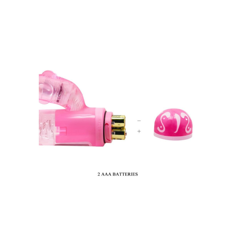 Baile - Vibrador Multivelocidad Con Estimulador Rosa | Vybes.it