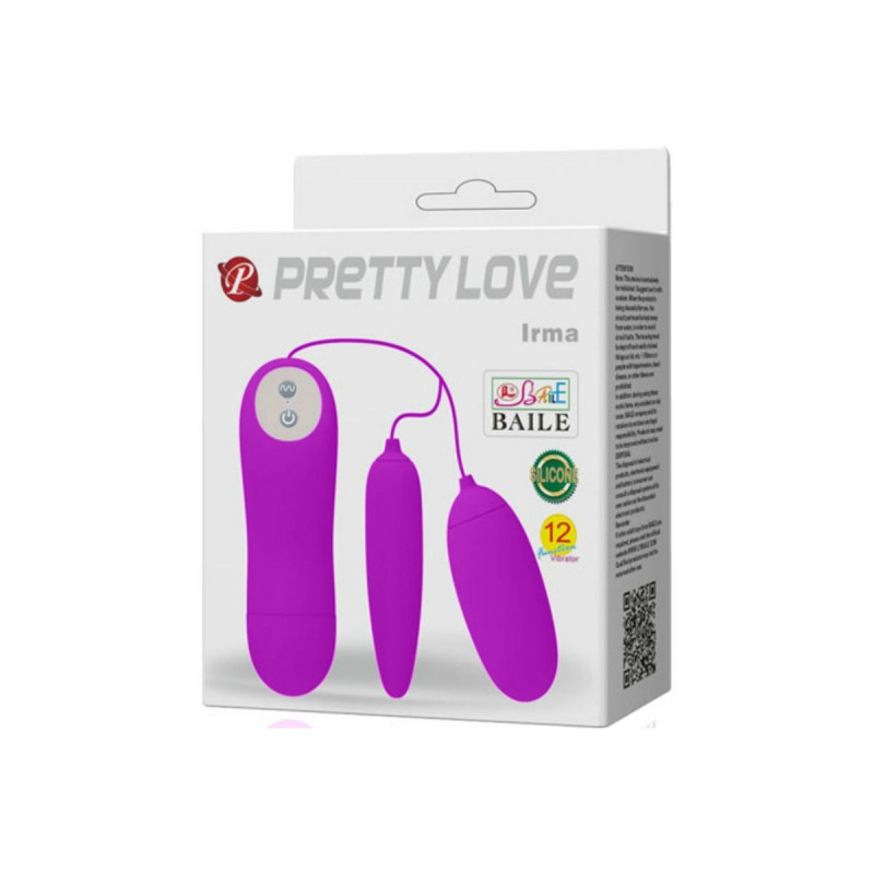 Pretty Love - Irma Huevo Vibrador Doble | Vybes.it