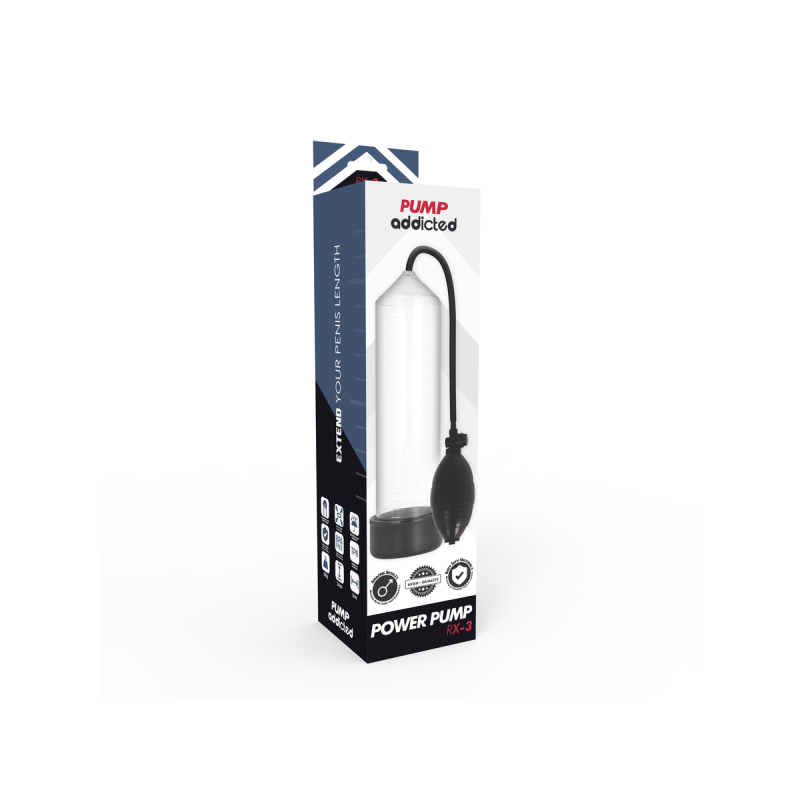 Pump Addicted - Bomba Erección Rx3 Transparente | Vybes.it