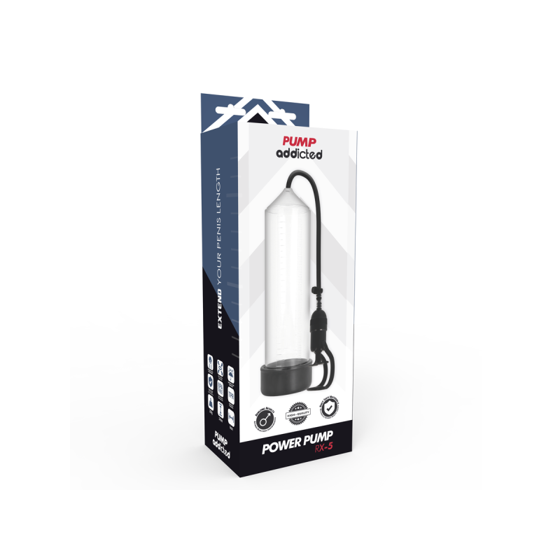 Pump Addicted - Bomba Erección Rx5 Transparente | Vybes.it