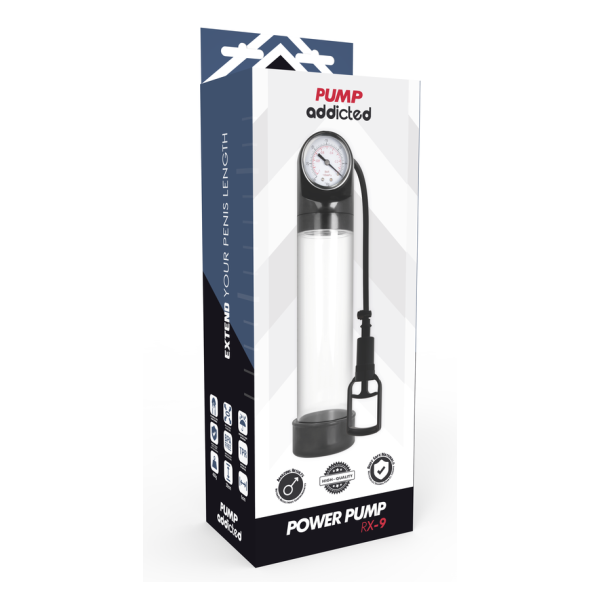 PUMP ADDICTED - POMPE D'ÉRECTION TRANSPARENTE RX9