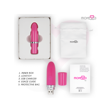 Moressa - Ivy Masajeador Simulador Labial De Viaje Rosa | Vybes.it