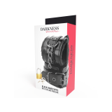 Darkness - Esposas Cuero Ajustables Manos Negro Con Candado |