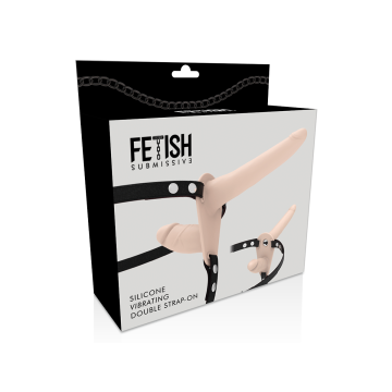 Fetish Submissive Harness - Vibrateur Flesh Up Double Pénétration |