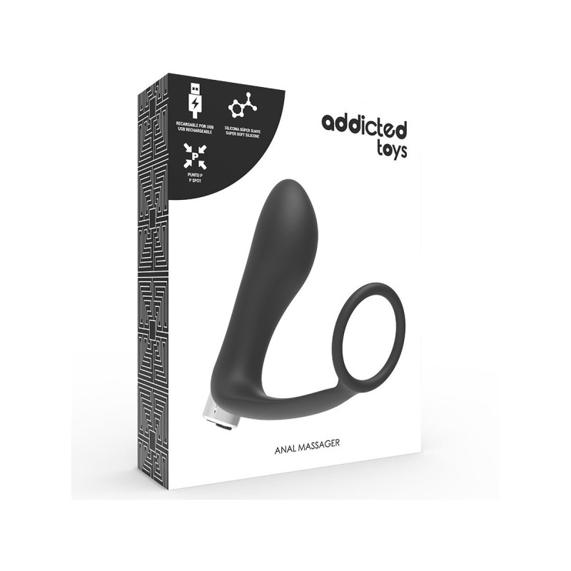 Addicted Toys - Vibrador Prostático Recargable Model 1 - Negro |