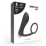 ADDICTED TOYS - VIBRATEUR PROSTATIQUE RECHARGEABLE MODÈLE 1 - NOIR