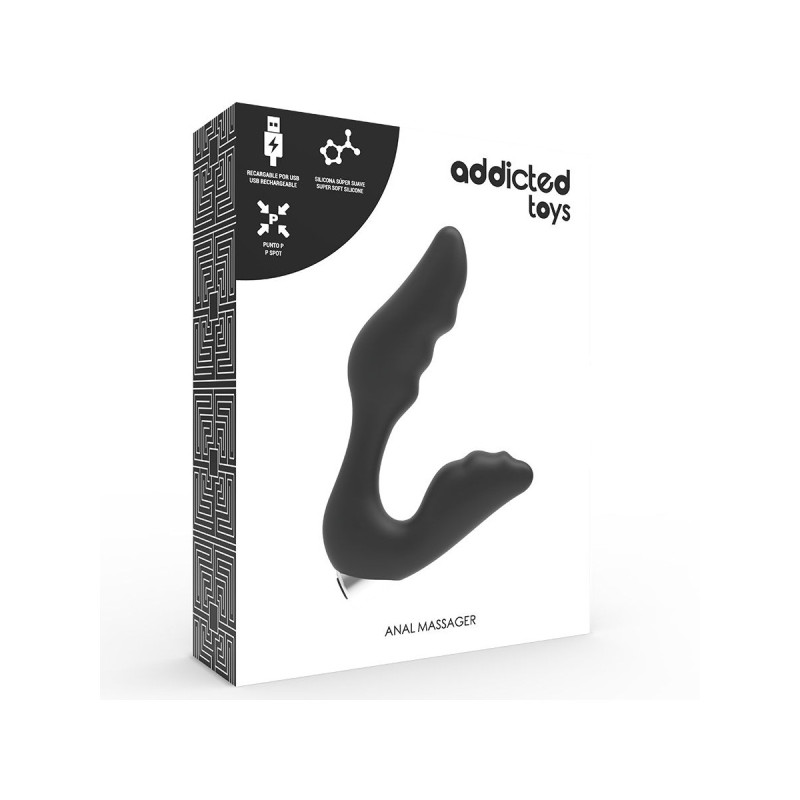 Addicted Toys - Prostatic Vibrator Rechargeable Model 6 - Black |