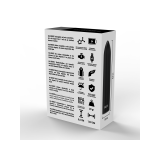 Black&Silver - Kernex 2 Proiettile Magnetico Vibrante Nero |
