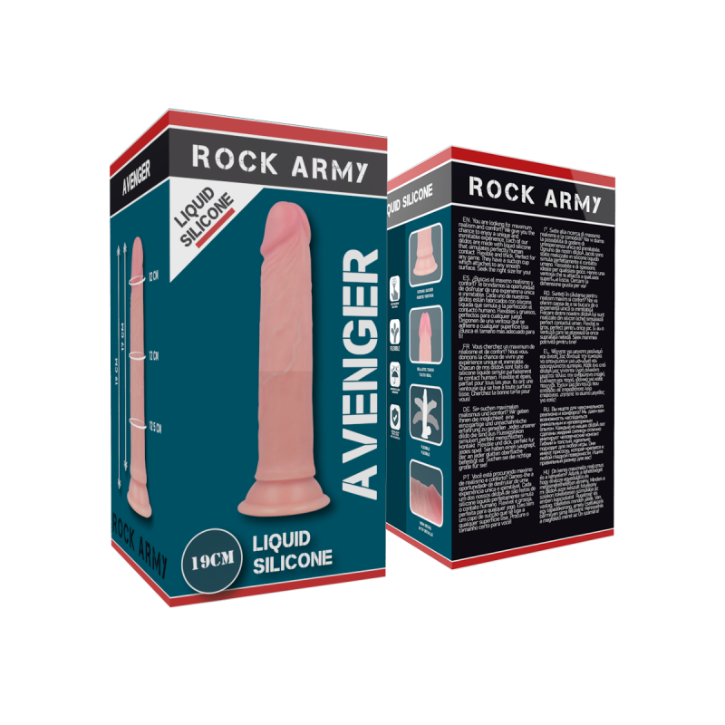 Rockarmy - Liquid Silicone Premium Avenger Realistic 19 Cm - O