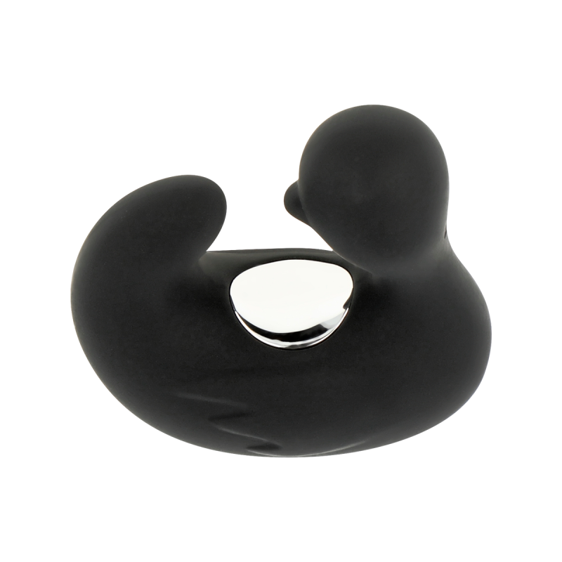 Black&Silver - Dé À Dés À Canard Rechargeable En Silicone Stimulant