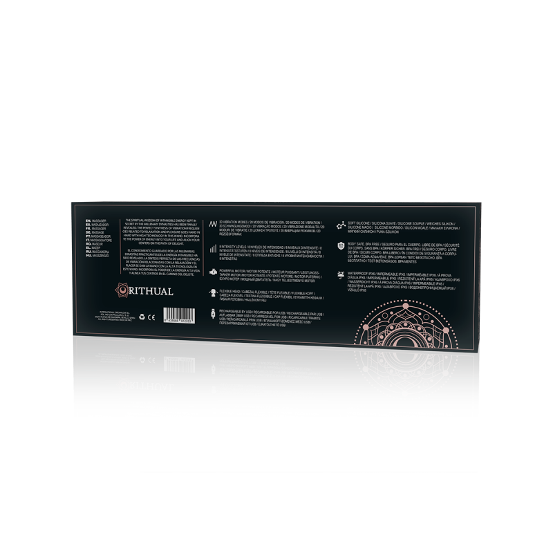 Varita Ritual Akasha Recargable Potente 2.0 Negro | Vybes.it