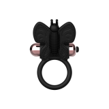 Coquette Chic Desire - Cock Ring Butterfly Anillo Vibrador Negro /