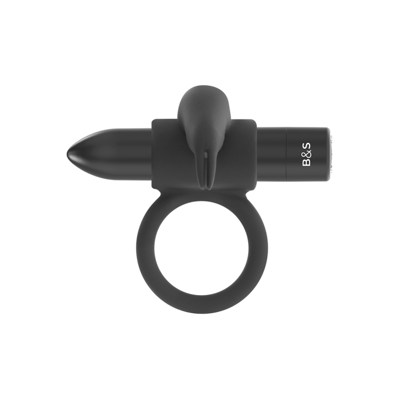 Black&Silver - Burton Anillo 10 Modos Vibración Negro | Vybes.it