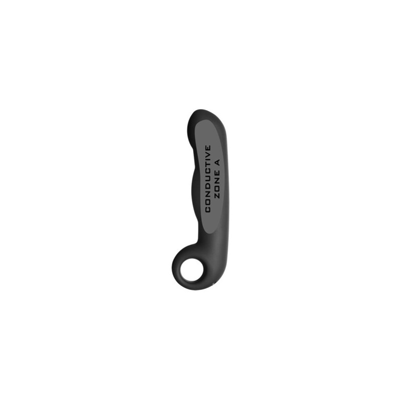 Electrastim - Ovid Silicone Negro Dildo | Vybes.it
